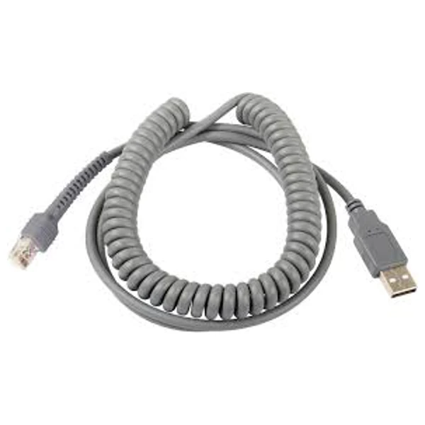 Confezione da 3 cavi USB per Motorola Symbol LS2208 LS4208 DS6708 Barcode Scanner USB tipo A CBA-U01-S07ZAR