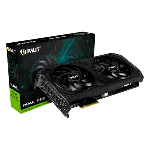PALIT GeForce RTX 4060 Dual 8GB GDDR6 – современная видеокарта